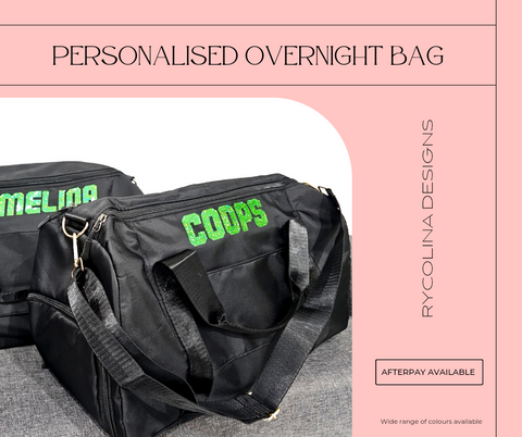 Personalised overnight bag