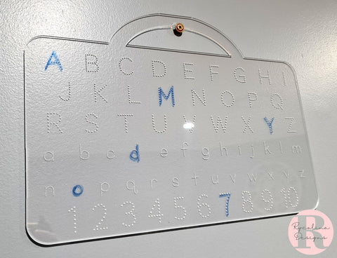 Acrylic Learning Alphabet Board